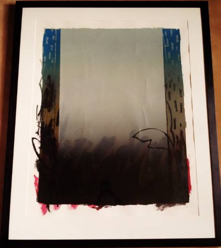 Trevor Jones print, pair of framed prints, 1988, English